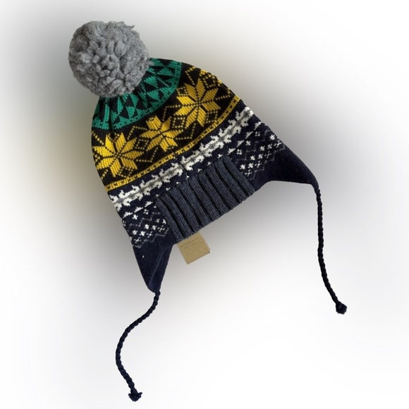 Burberry Accessories - Burberry Cashmere Fair Isle Pom Hat